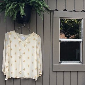 SOLD Charter Club Sheer Shirt